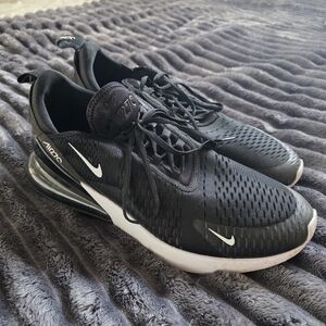 Nike Air Max 270 Black and White Men's Athletic Shoes